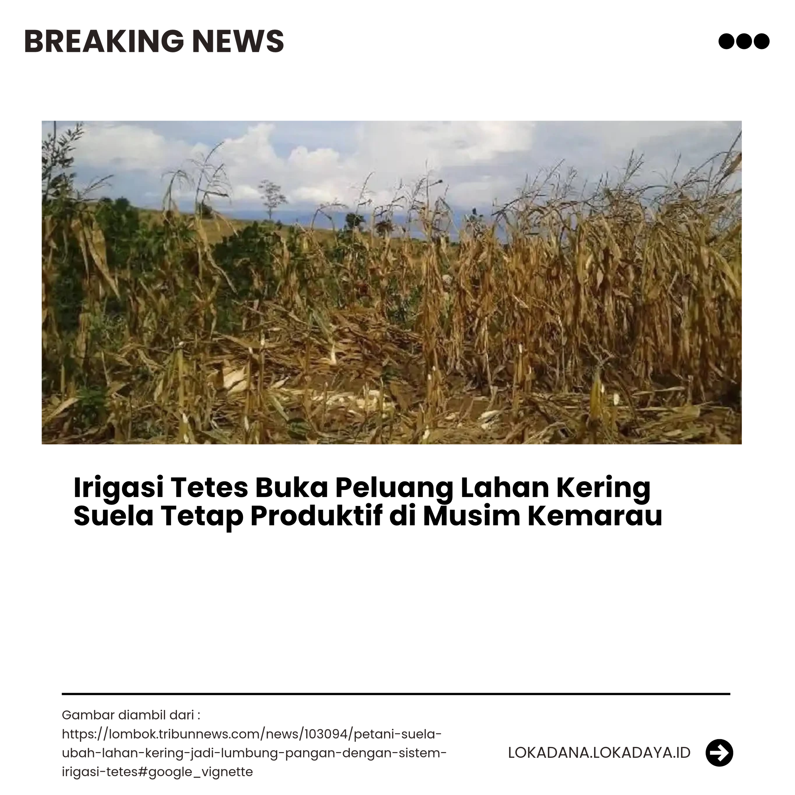 Cover Lokadana - Jejak Perubahan (1080 x 1080 piksel)